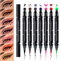 7PCS Colored Eyeliner Stamp Set – Waterproof Long-Lasting Liquid Eyeliners