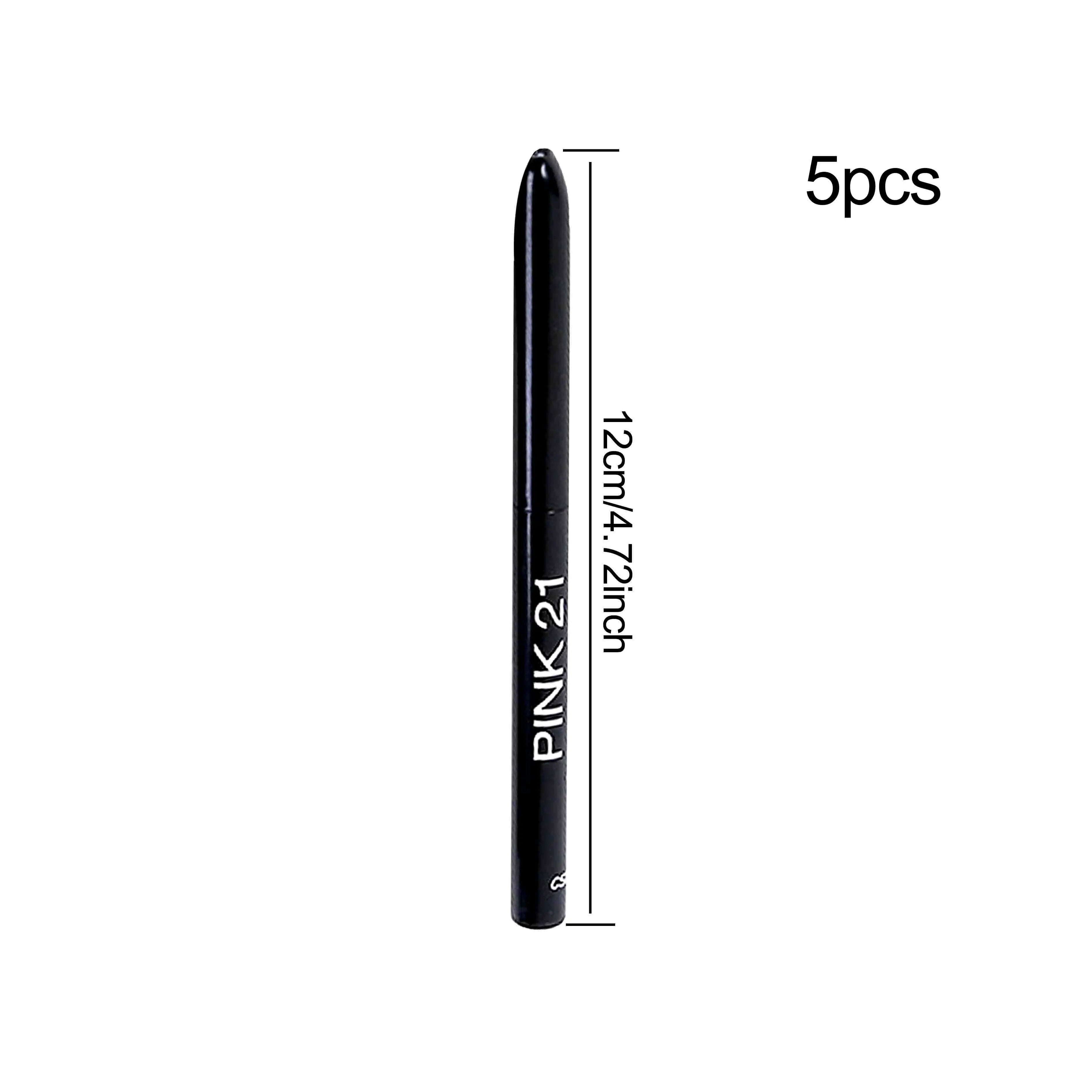 5pcs Black Gel Eyeliner Pens – Waterproof, Sweatproof & Smooth for Flawless Eye Makeup